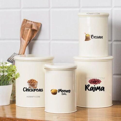 3D Waterproof Kitchen Spice Jar Label Stickers