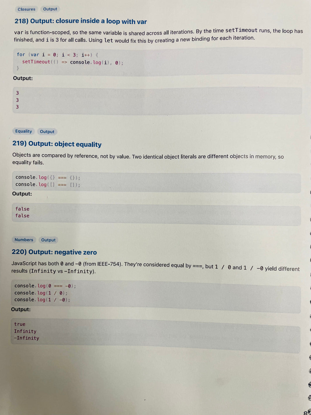 200+ Interview Questions Hard Copy | Javascript | NodeJS | React JS